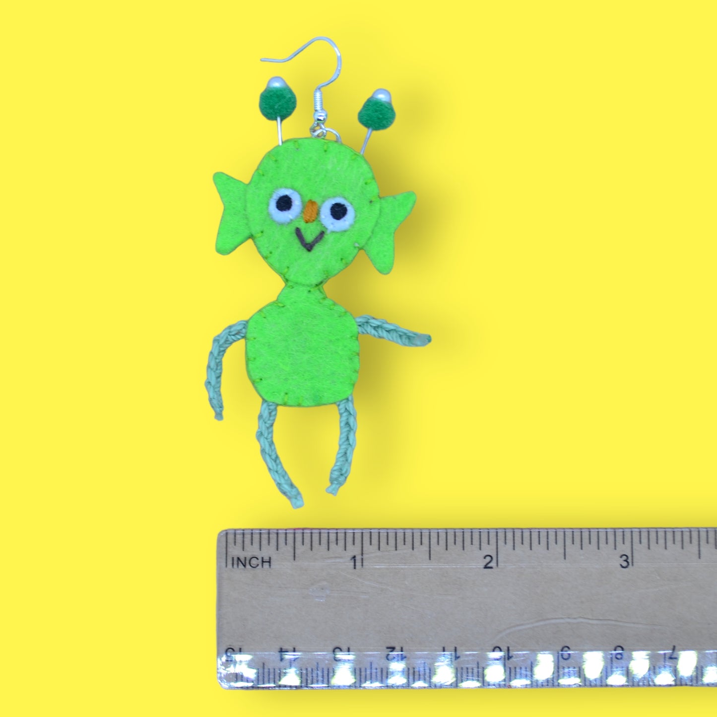 👾🛸Silly Alien Friends Felt Earrings