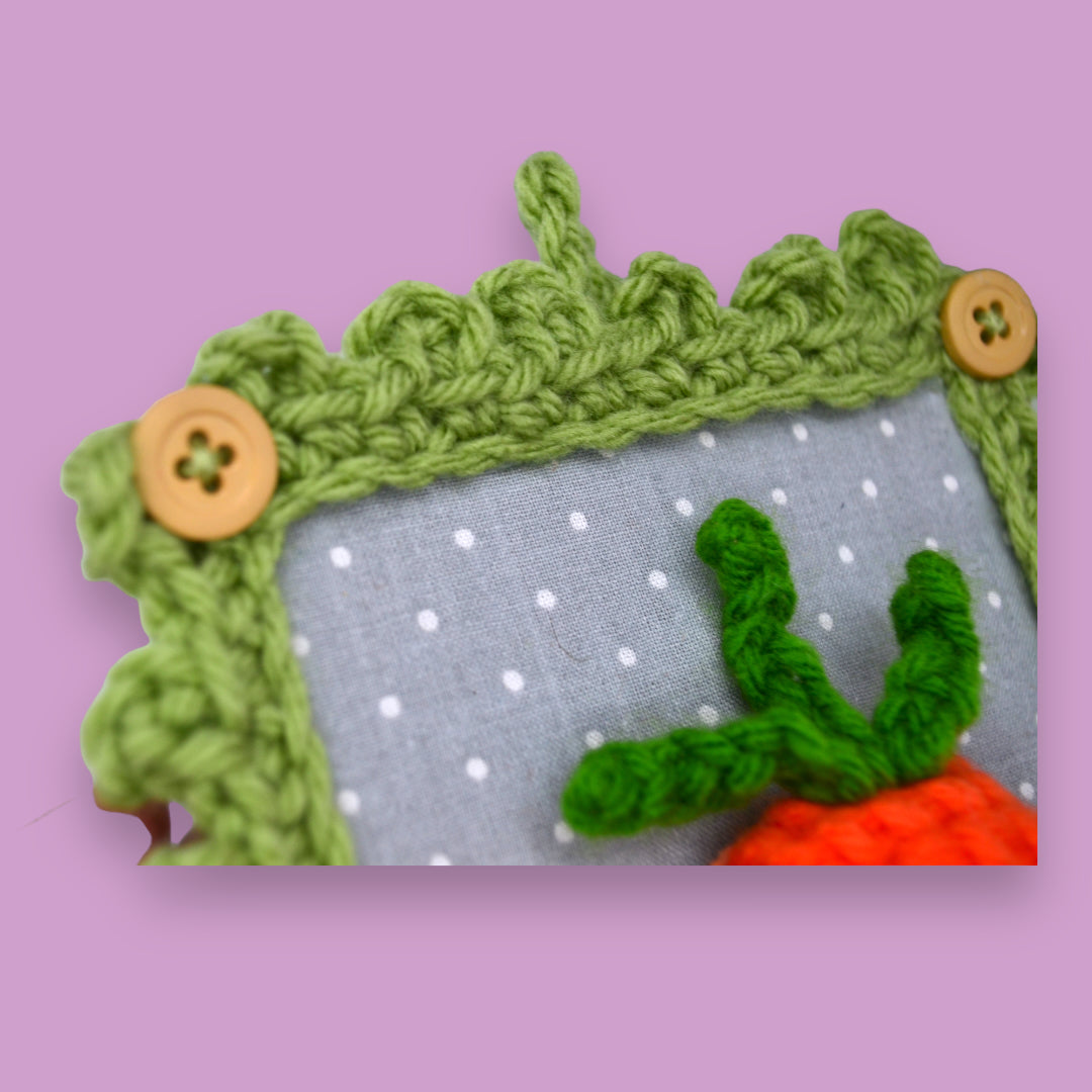 🥕Carrot Yarn Taxidermy | Carrot Embroidered Wall Art