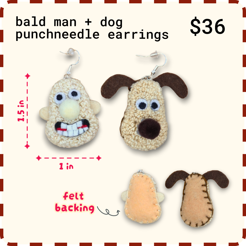 ❃Punchneedle Earrings Preorders❃