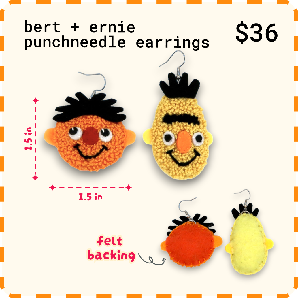 ❃Punchneedle Earrings Preorders❃