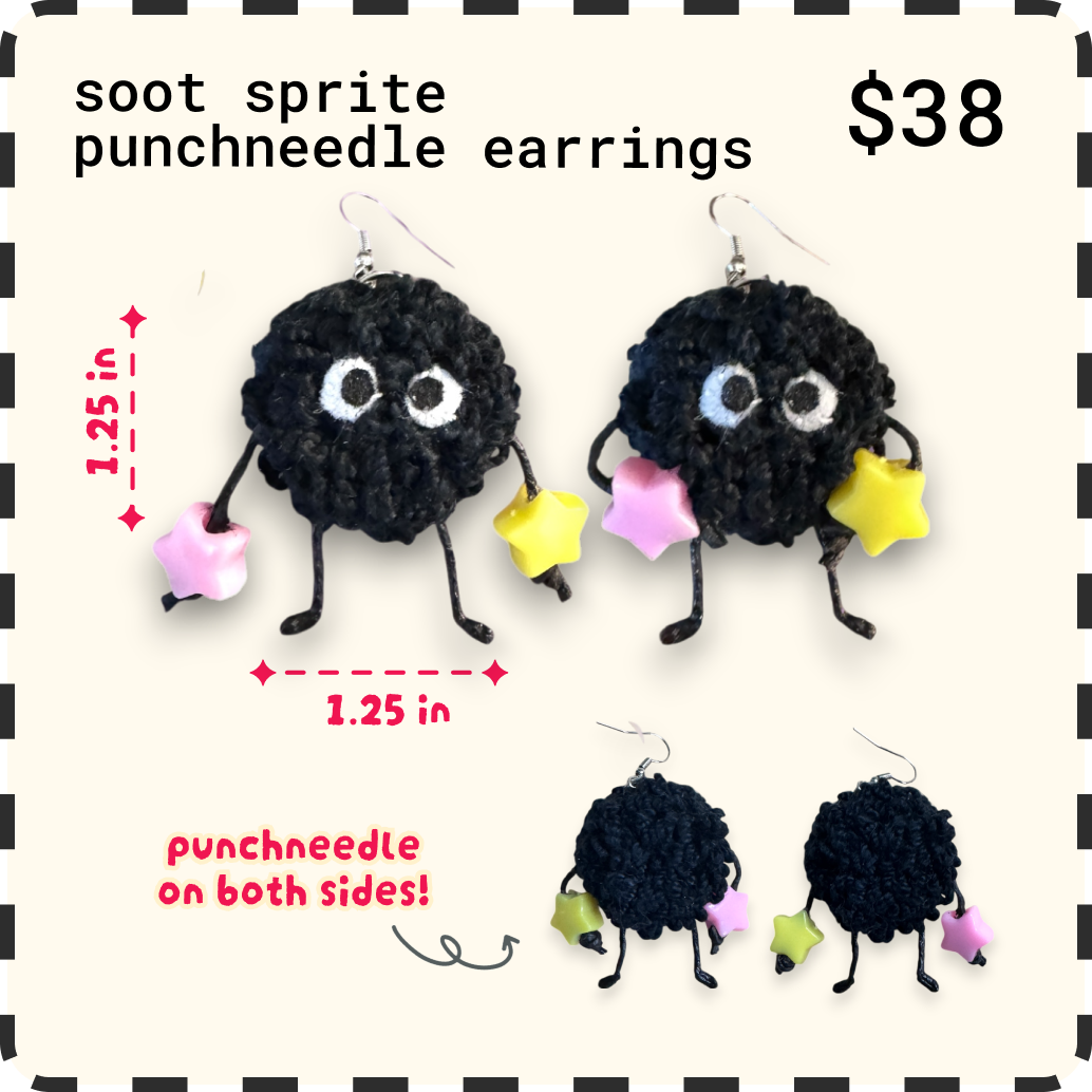 ❃Punchneedle Earrings Preorders❃